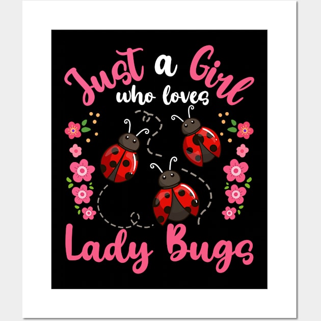 Ladybugs Entomology Entomologist Ladybug Lover Wall Art by CreativeGiftShop